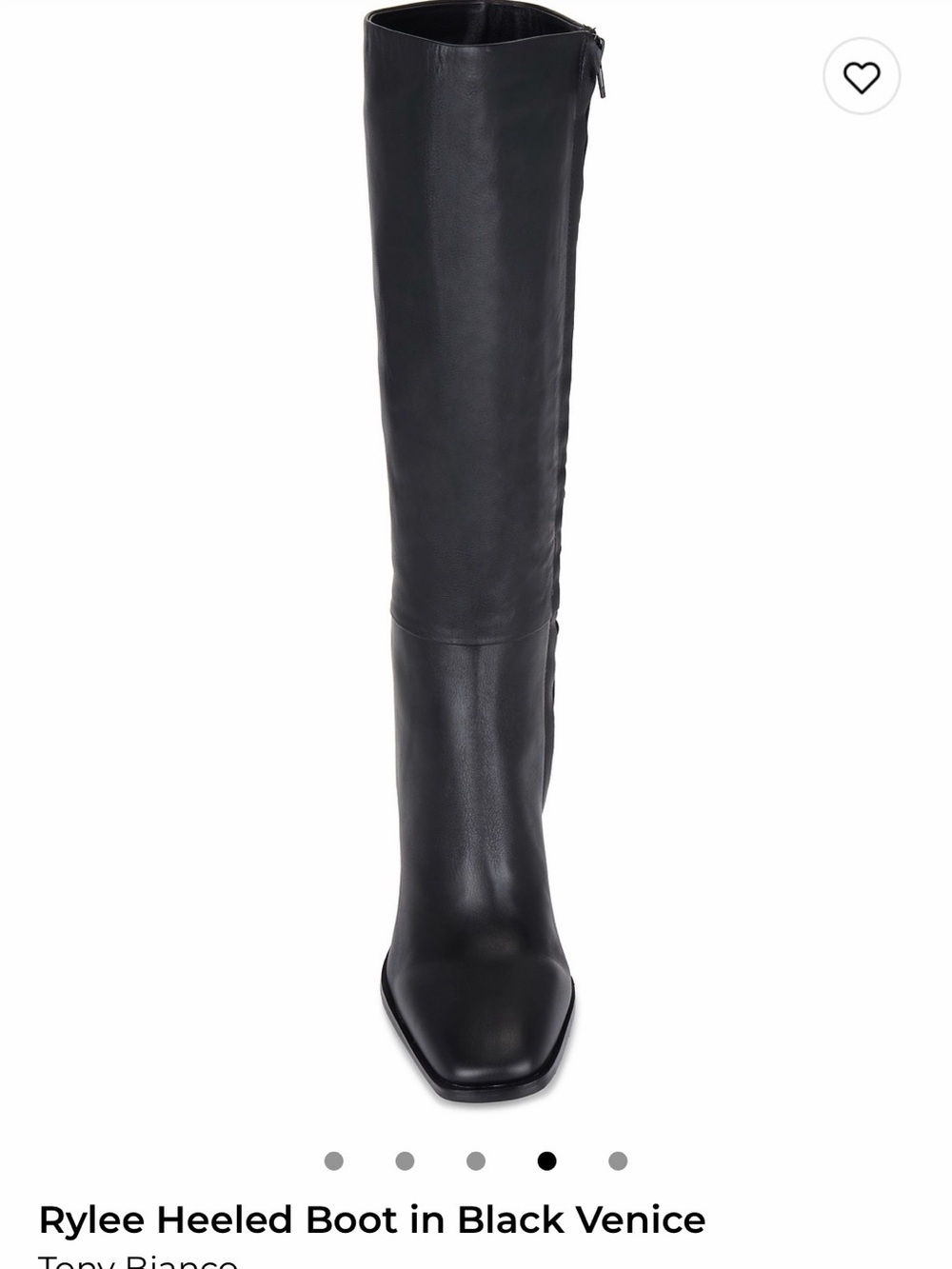 Tony Bianco Rylee Heeled Boot Size 6.5 - New in Box (Black)